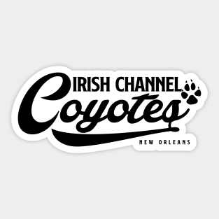 Irish Channel Coyotes Sticker